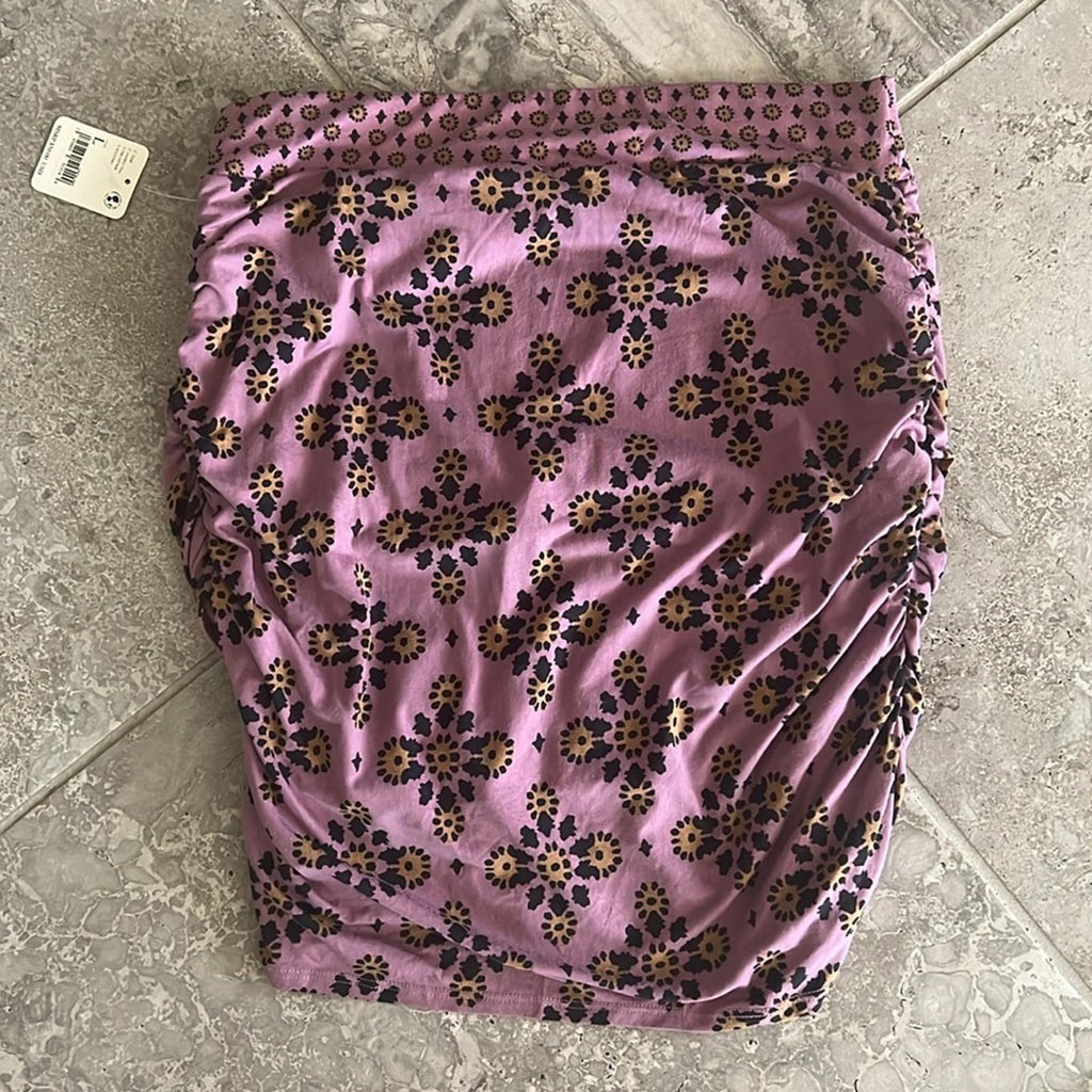 Free People She’s Something Else Mini Skirt, Smoky Lilac, Size S New with Tag