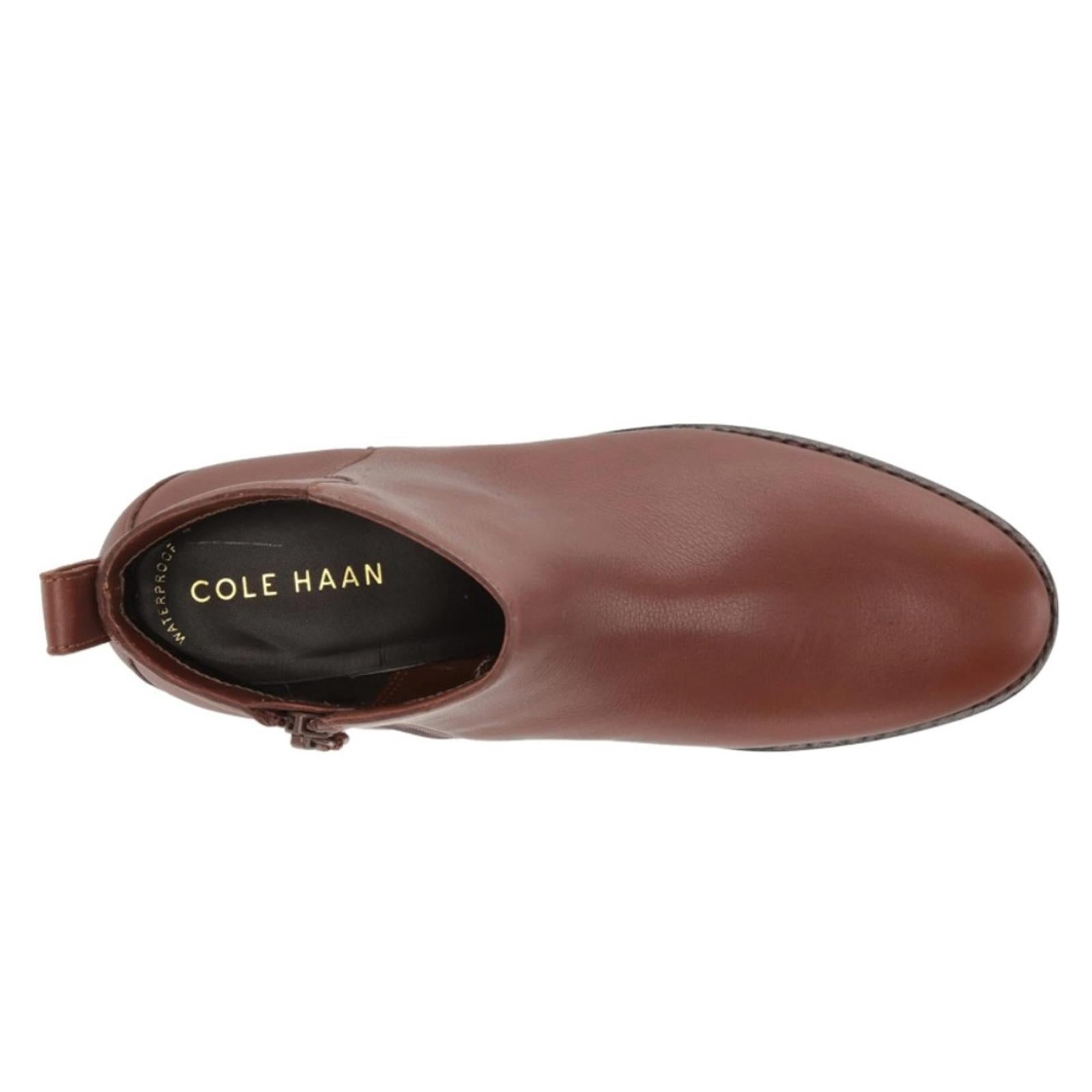 COLE HAAN Waterproof River Chelsea Booties, Sequoia Le Size 7, New w/o Box