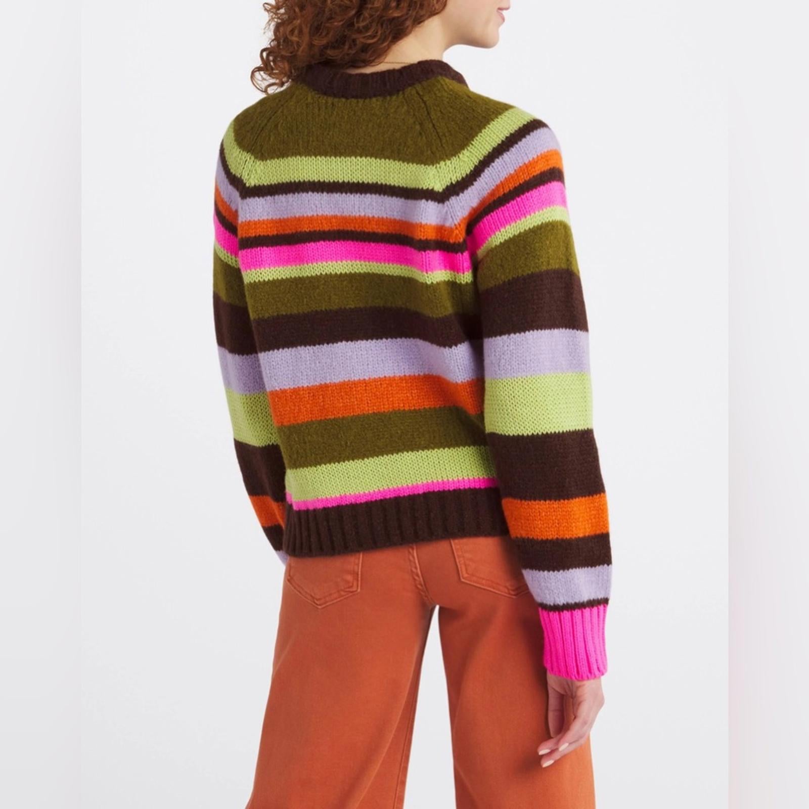 Velvet by Graham & Spencer Striped Sweater Size S, New w/Tag $288