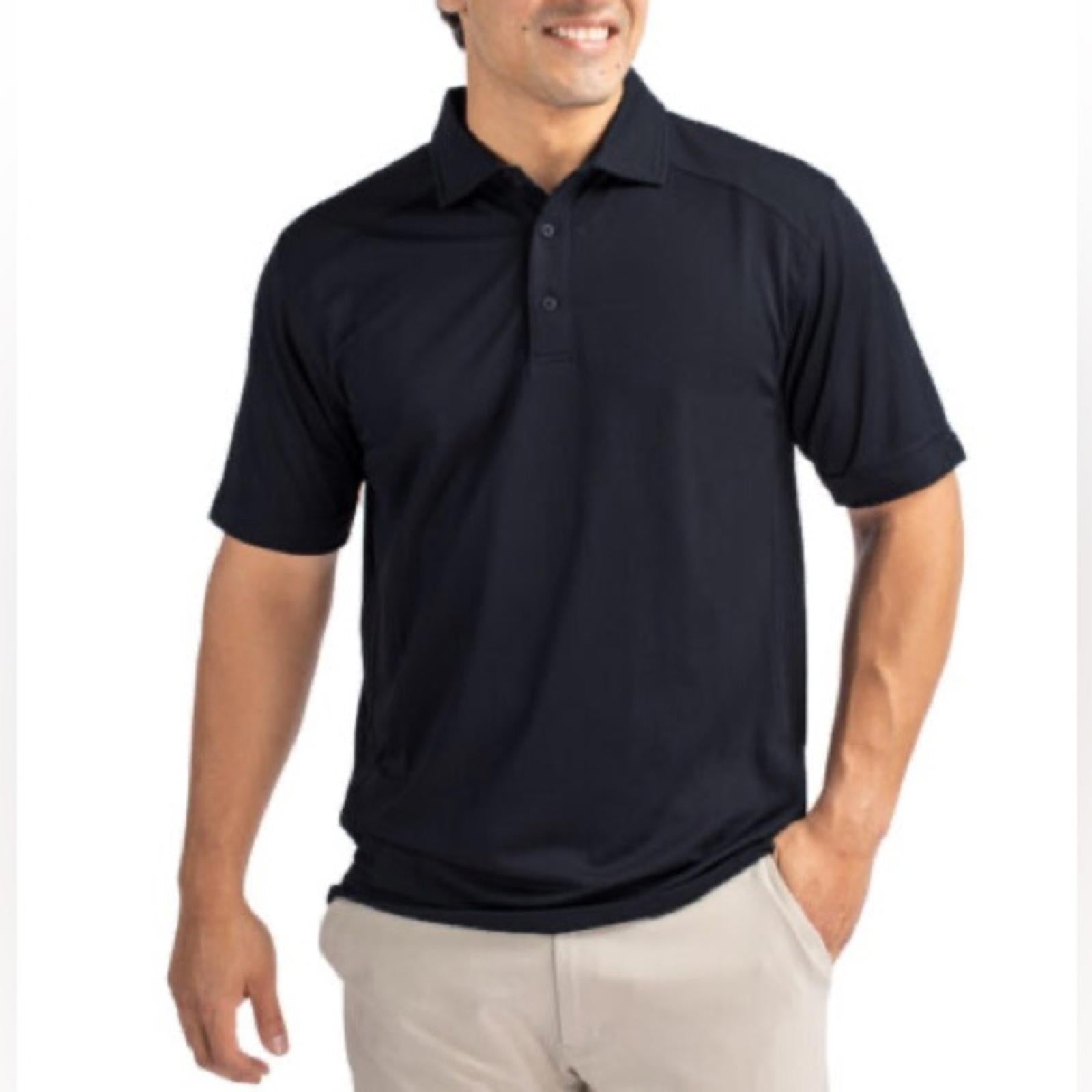 Cutter & Buck Polo Shirt in Black, Size 3X, EXCELLENT! Retail $80
