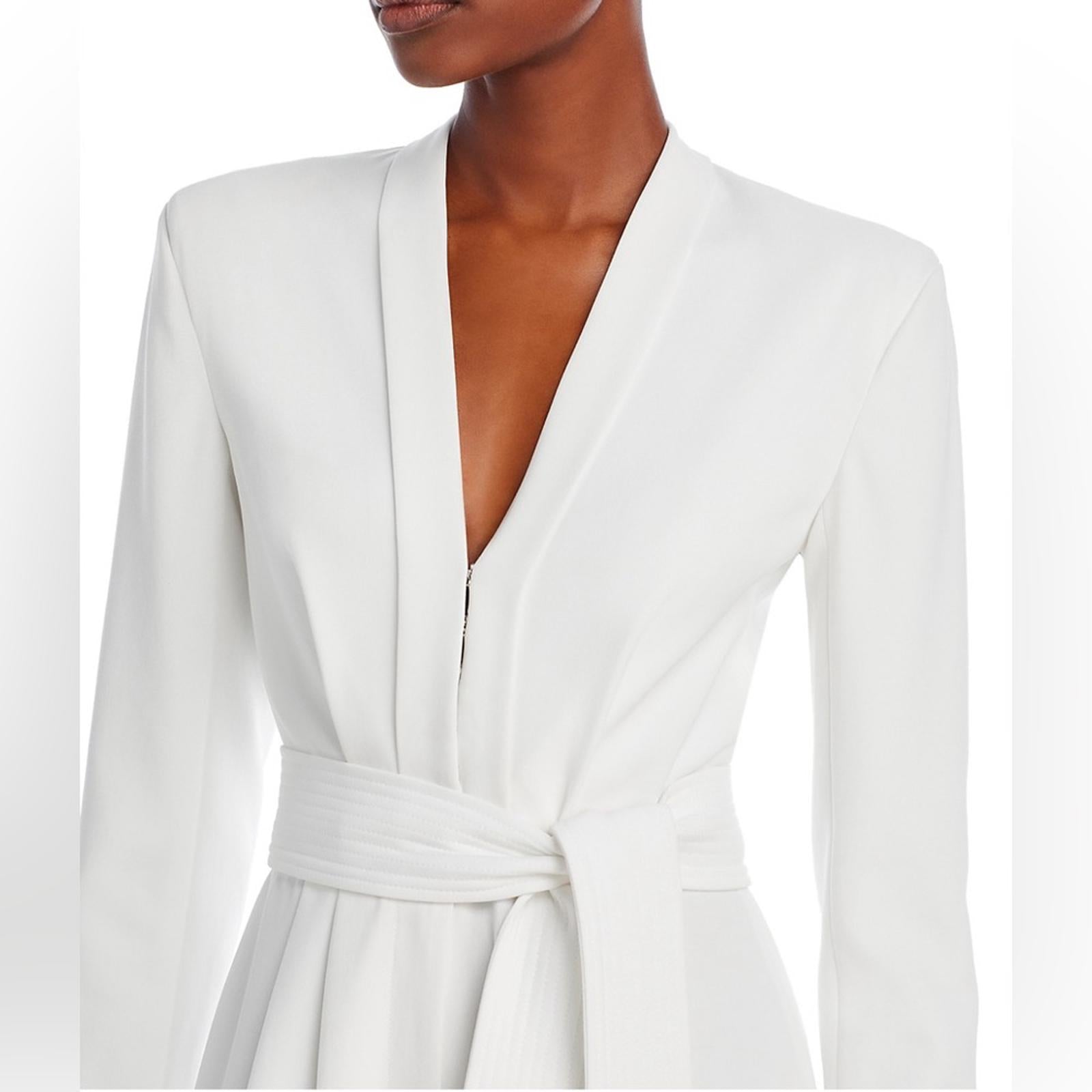 A.L.C. Kieran II Tailored Belted Wide Leg Jumpsuit in White, Size 0 New with Tag