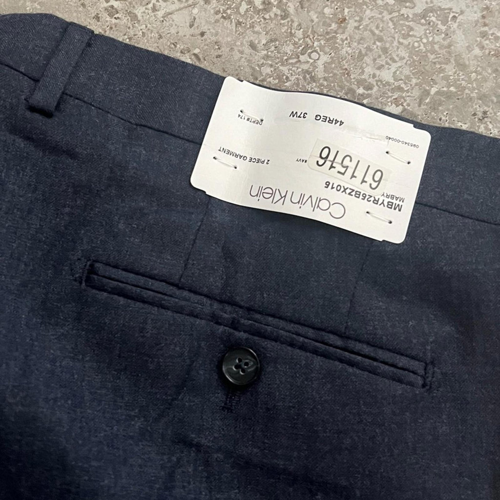 Calvin Klein Suit Separates Mabry Navy Dress Pants, Size 37 Waist, New w/Tag