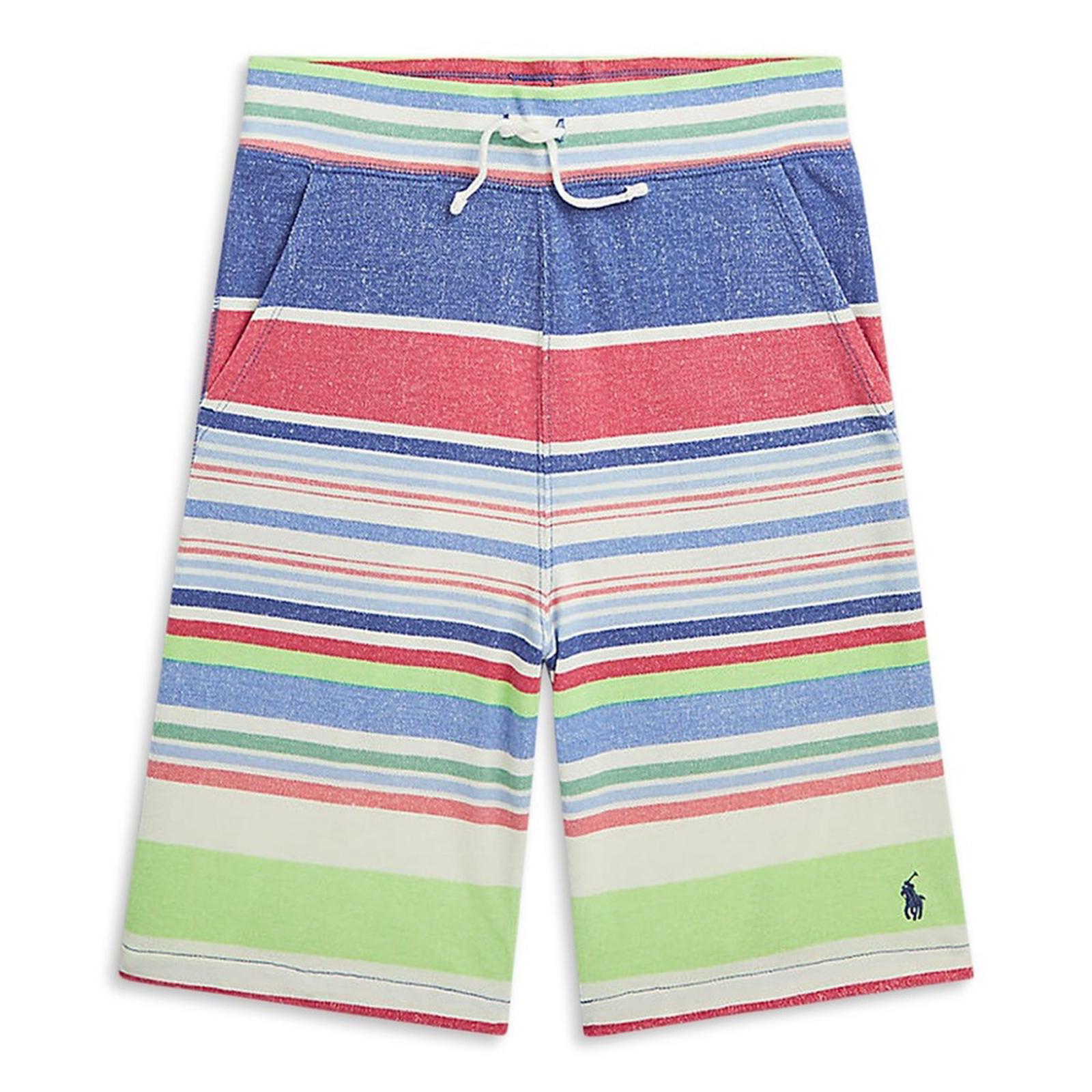 Polo Ralph Lauren Boys' Striped Cotton Mesh Shorts, NWT, Size XL