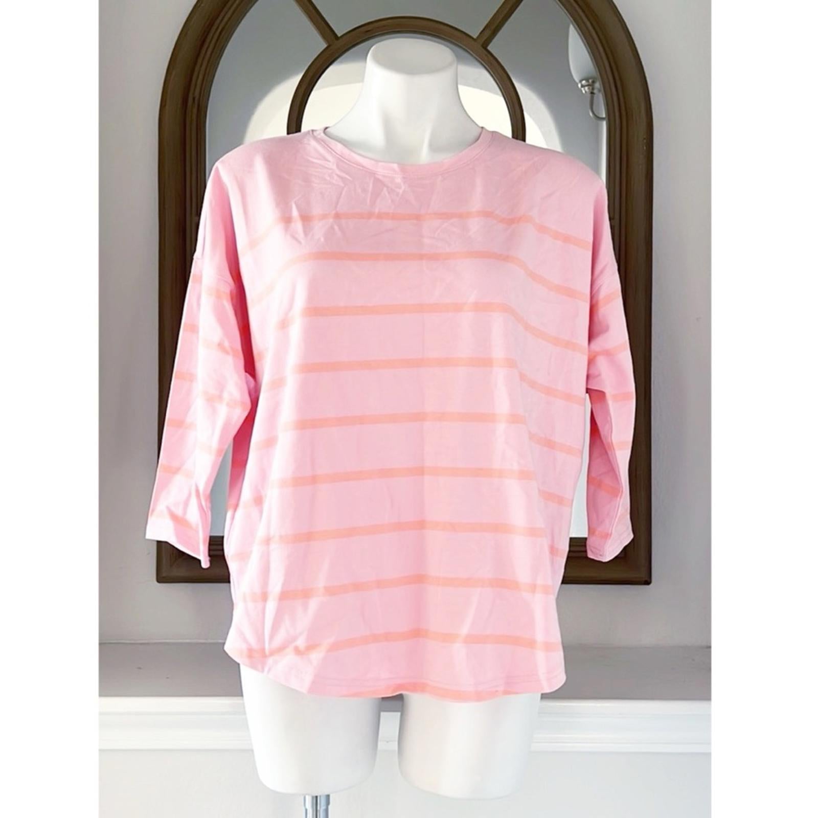 Vineyard Vines PINK Striped Tee, Size Small EXCELLENT!