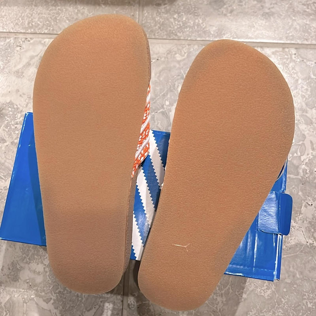 Adidas Originals Adilette Print Slide Sandals, Size 6, New in Box