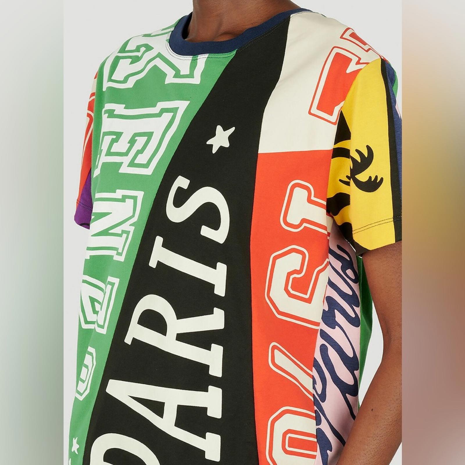 KENZO Flag Print Oversize Cotton T-Shirt, Size S New w/Tag
