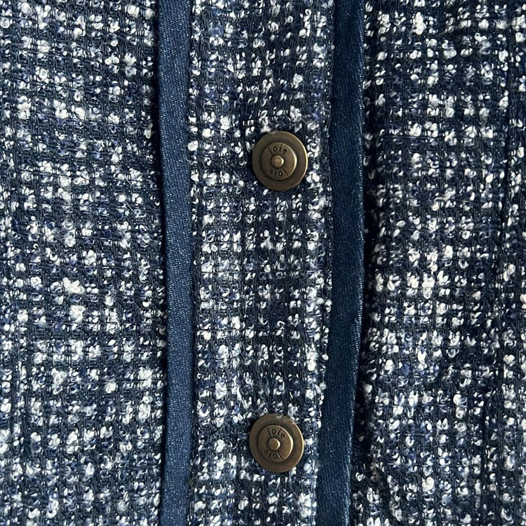 NEW Joie Malet Jacket in Midnight Navy Multi, Size 0 New w/Tag Retail $378