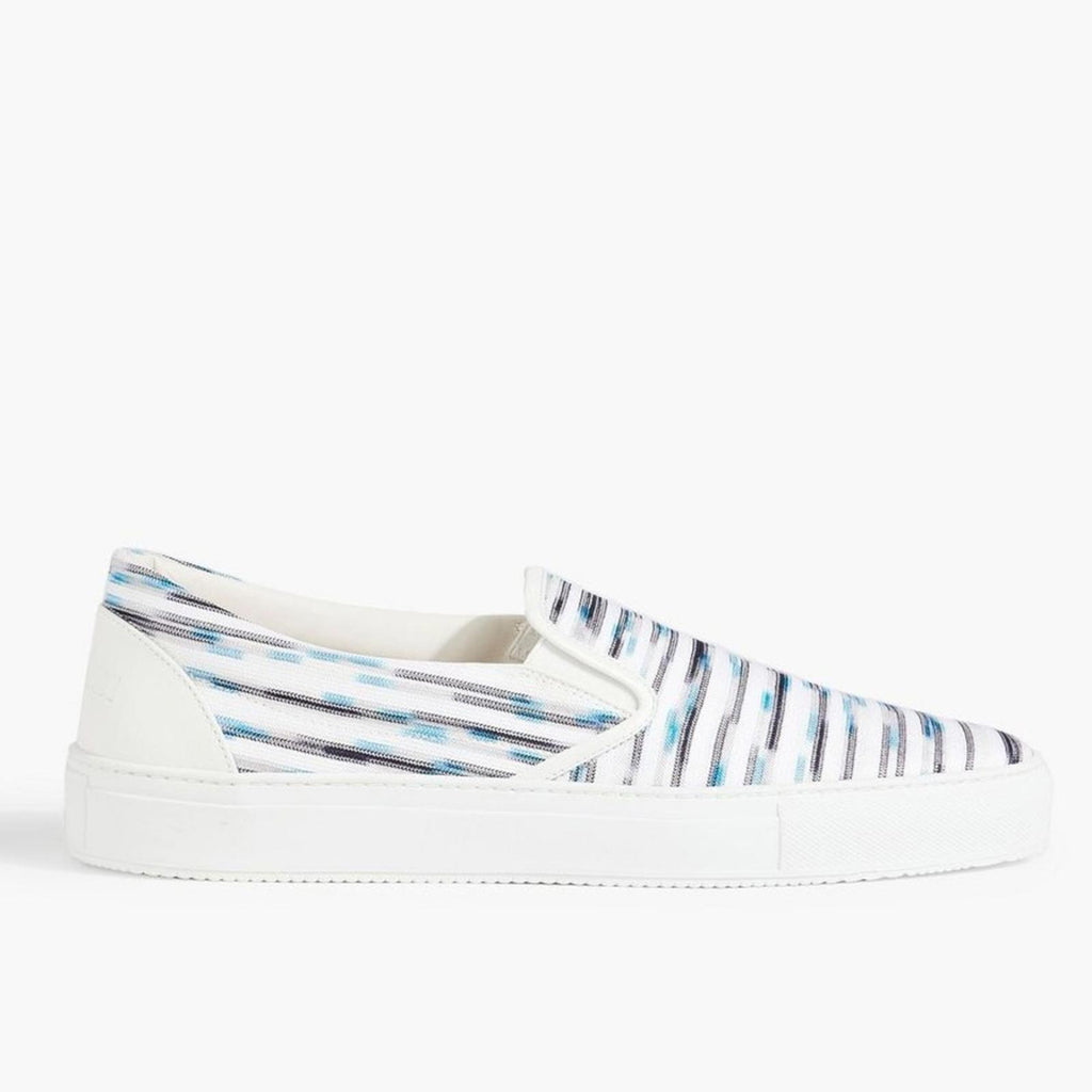 Missoni Space-Dyed Stretch-Knit Slip-On Sneakers, Size 43 NEW + DustBag $580