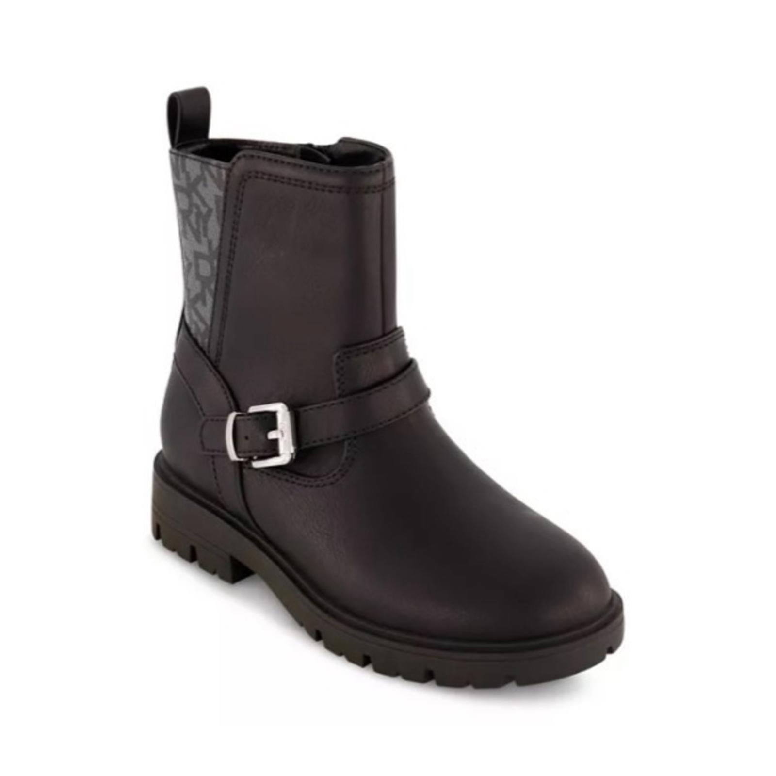 NEW DKNY Big Girls Riding Boots, Black Size 5 New in Box