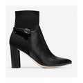 Cole Haan Black Boots Leather Ankle Block Heel Booties Size 10.5 New in Box