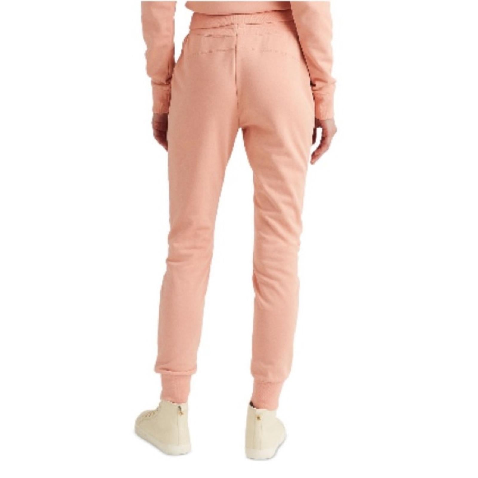 Lauren Ralph Lauren French Terry Plain Jogger Pants, Pink Size XXL New w/Tag