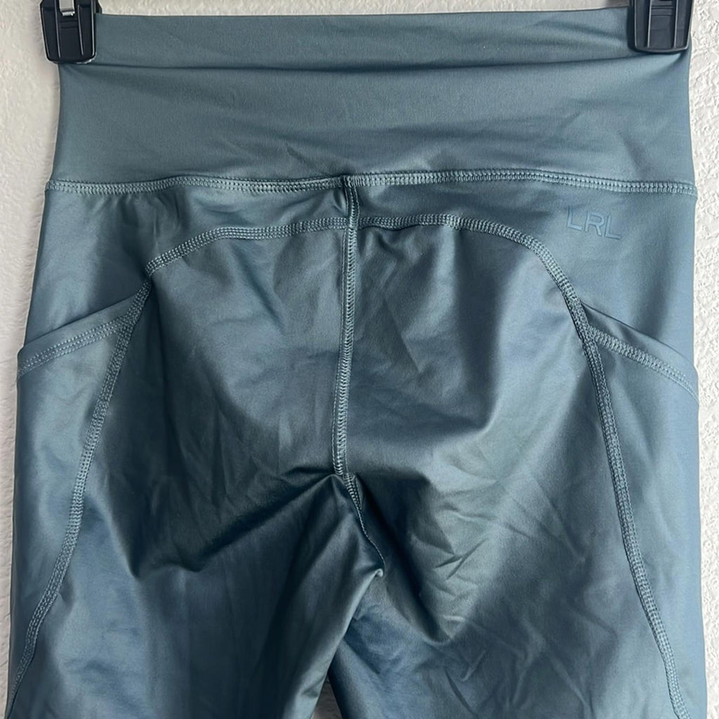 Lauren Ralph Lauren Coated Jersey Leggings, Size S NEW w/Tag $115