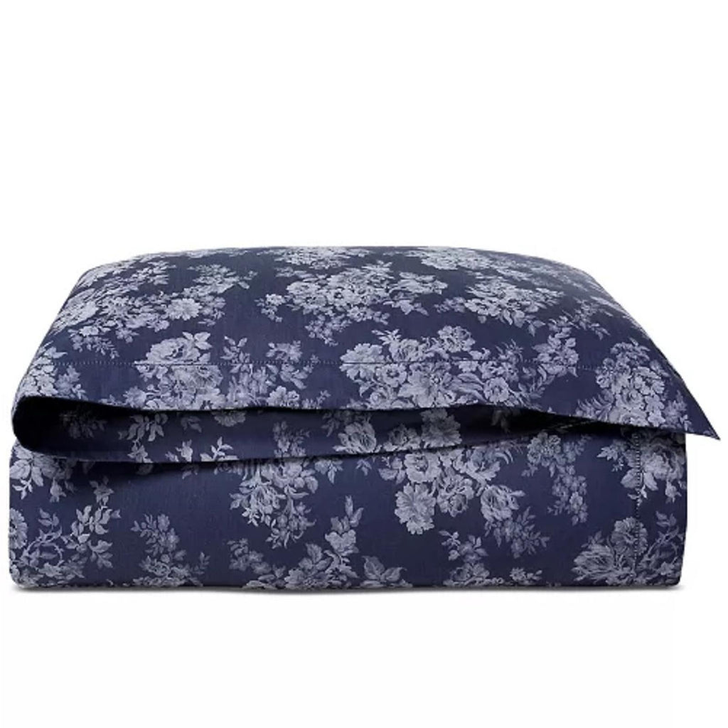 Lauren Ralph Lauren Mya Floral Duvet Cover in Navy, NEW, Size Queen $430