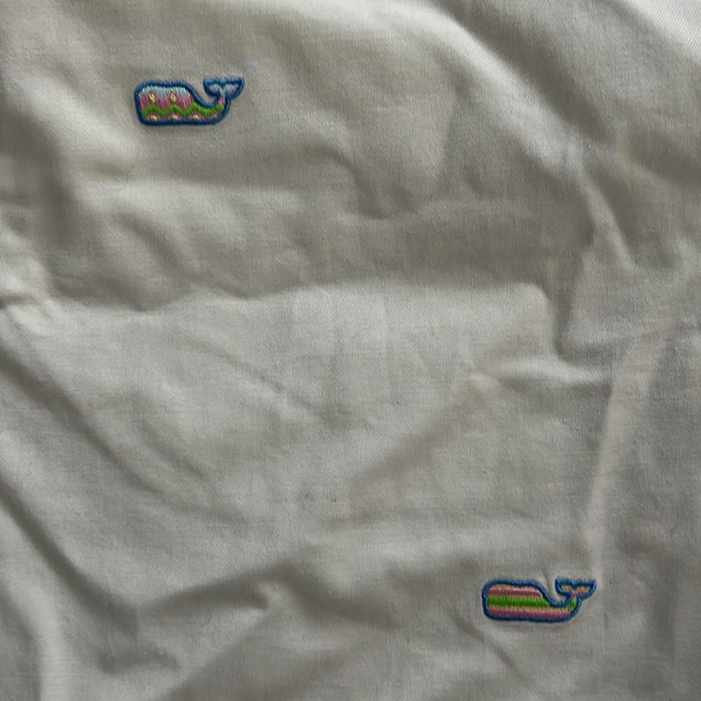 Vineyard Vines Easter Egg Whale EMB Breaker Shorts, Size 14 New w/Tag