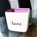 Purple Hello Sunshine “Home” Vase NEW