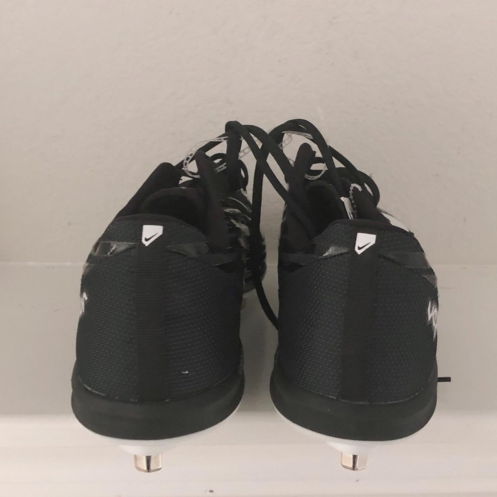 Nike Baseball Lunar Vapor Black Cleats Athletic Men’s Shoes Size 14 NEW w/o Box
