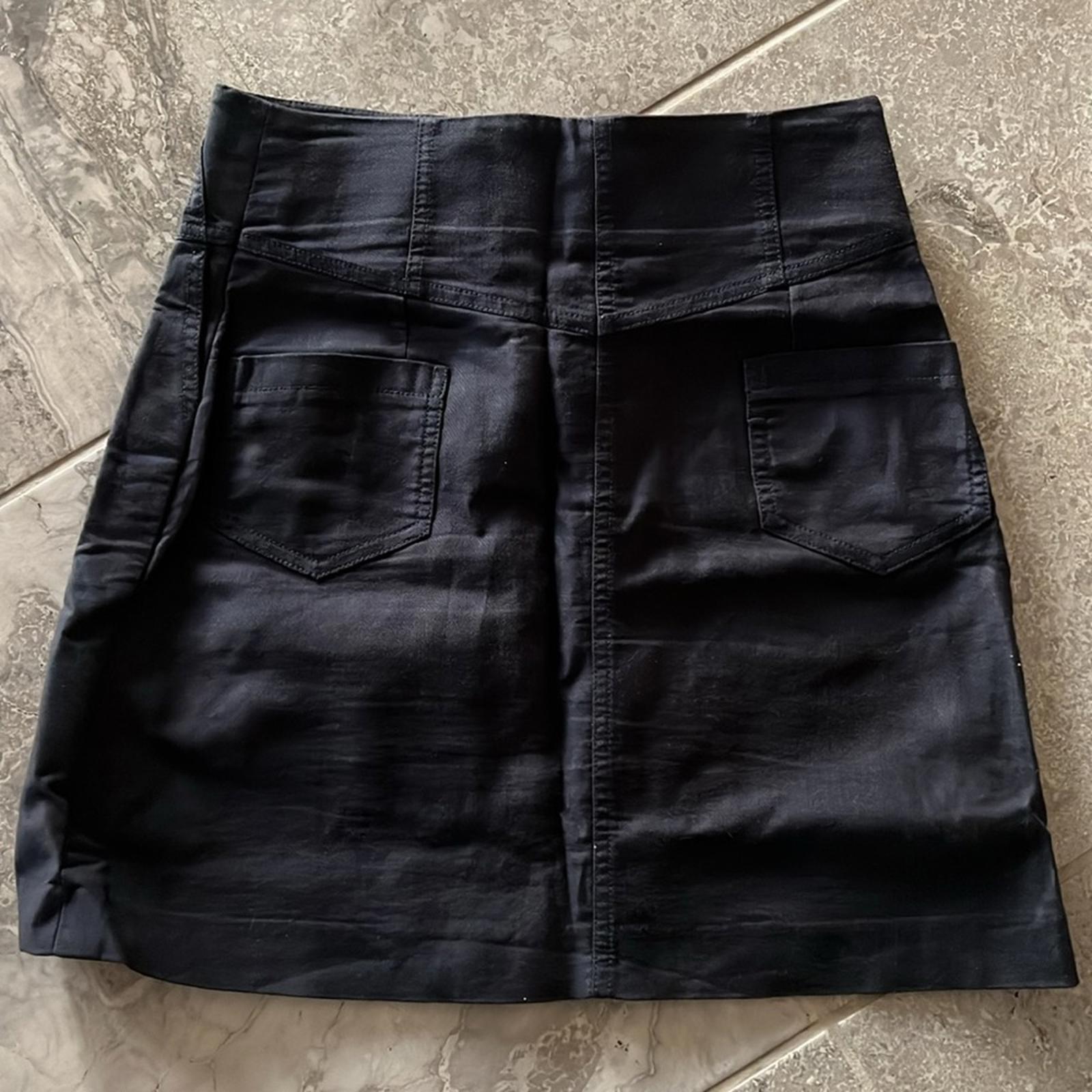 Sandro Paris Mini Skirt in Navy, Size 3, US 8 EXCELLENT!