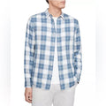 Vince Alps Plaid Long Sleeve Button Front Shirt, Size M NEW w/Tag $225
