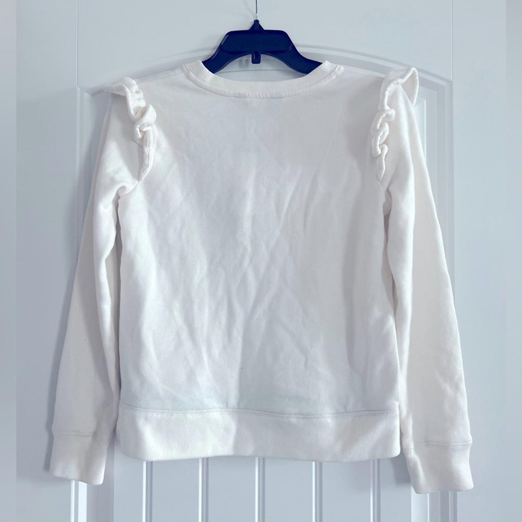 Polo Ralph Lauren Long Sleeve Ruffled Fleece Sweatshirt, Big Girls XL (16) NWT