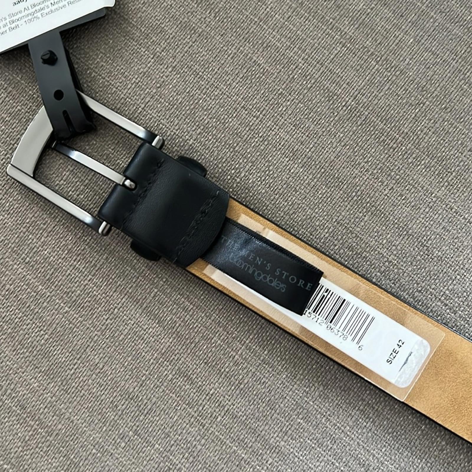 The Men's Store at Bloomingdale’s Men’s Bald Head Leather Belt