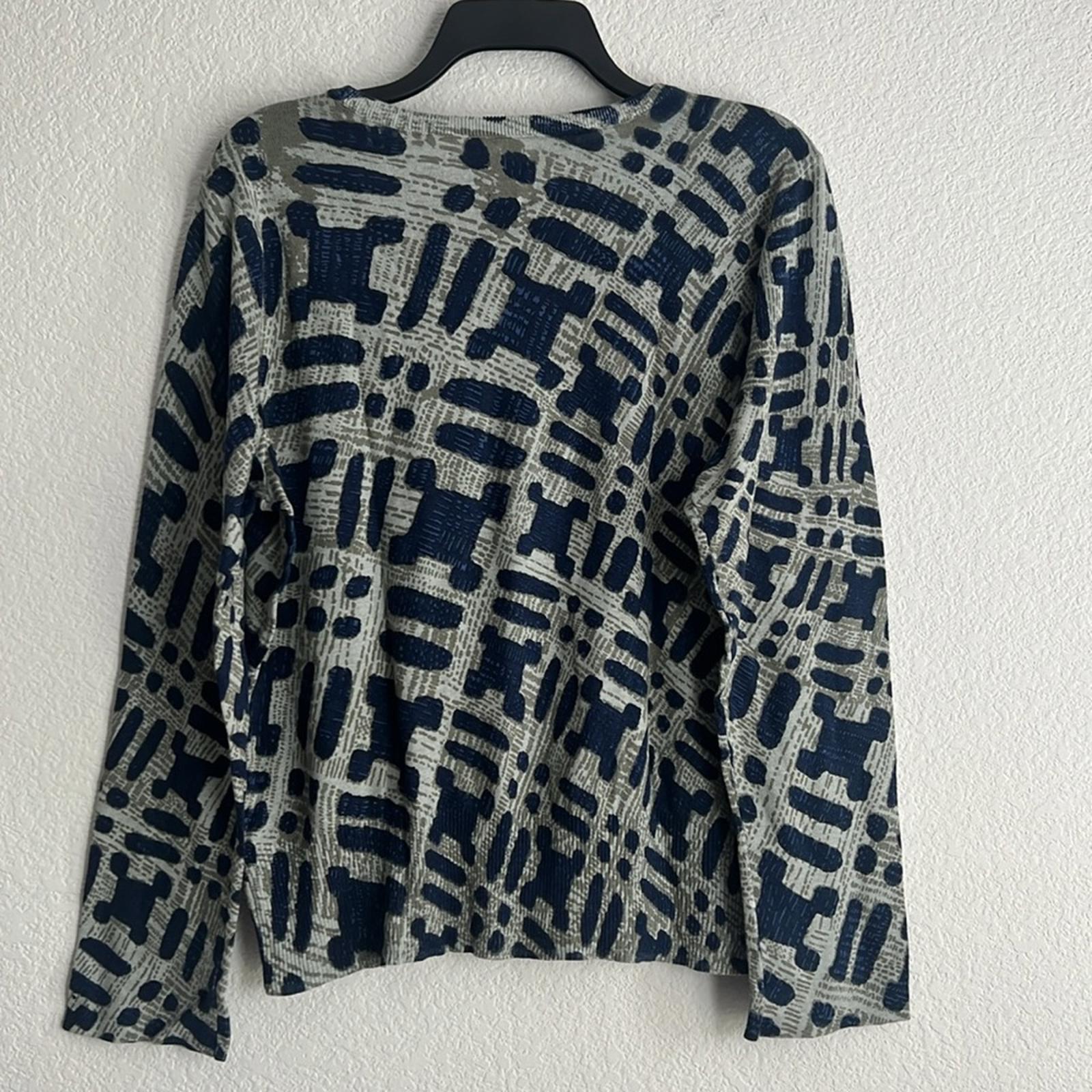 NIC+ZOE Ikat Camo Sweater, Women’s Size XL NWT