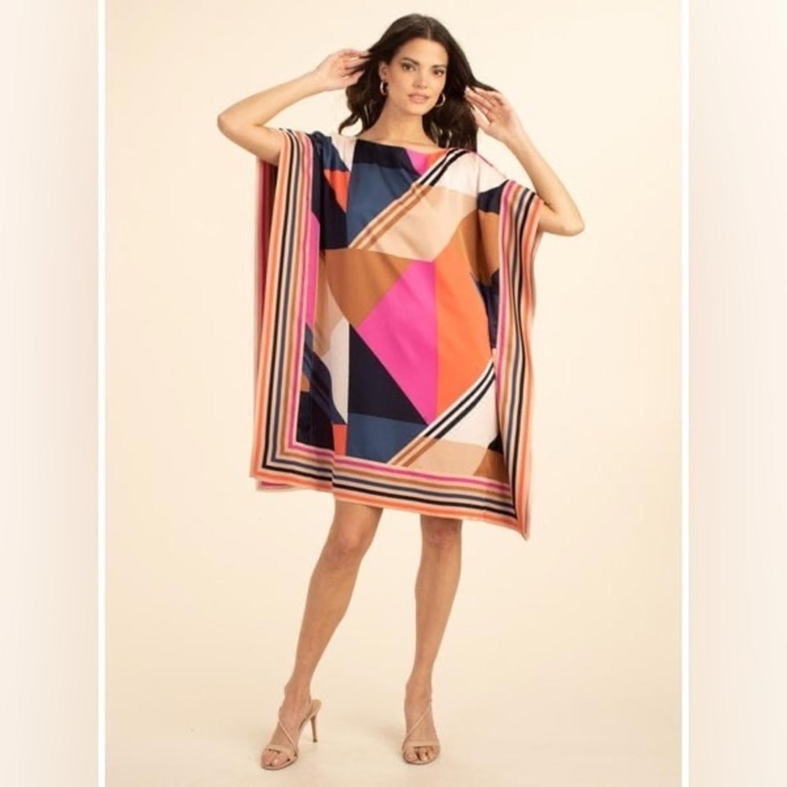 Trina Turk Little Harbor Caftan Dress, EXCELLENT!