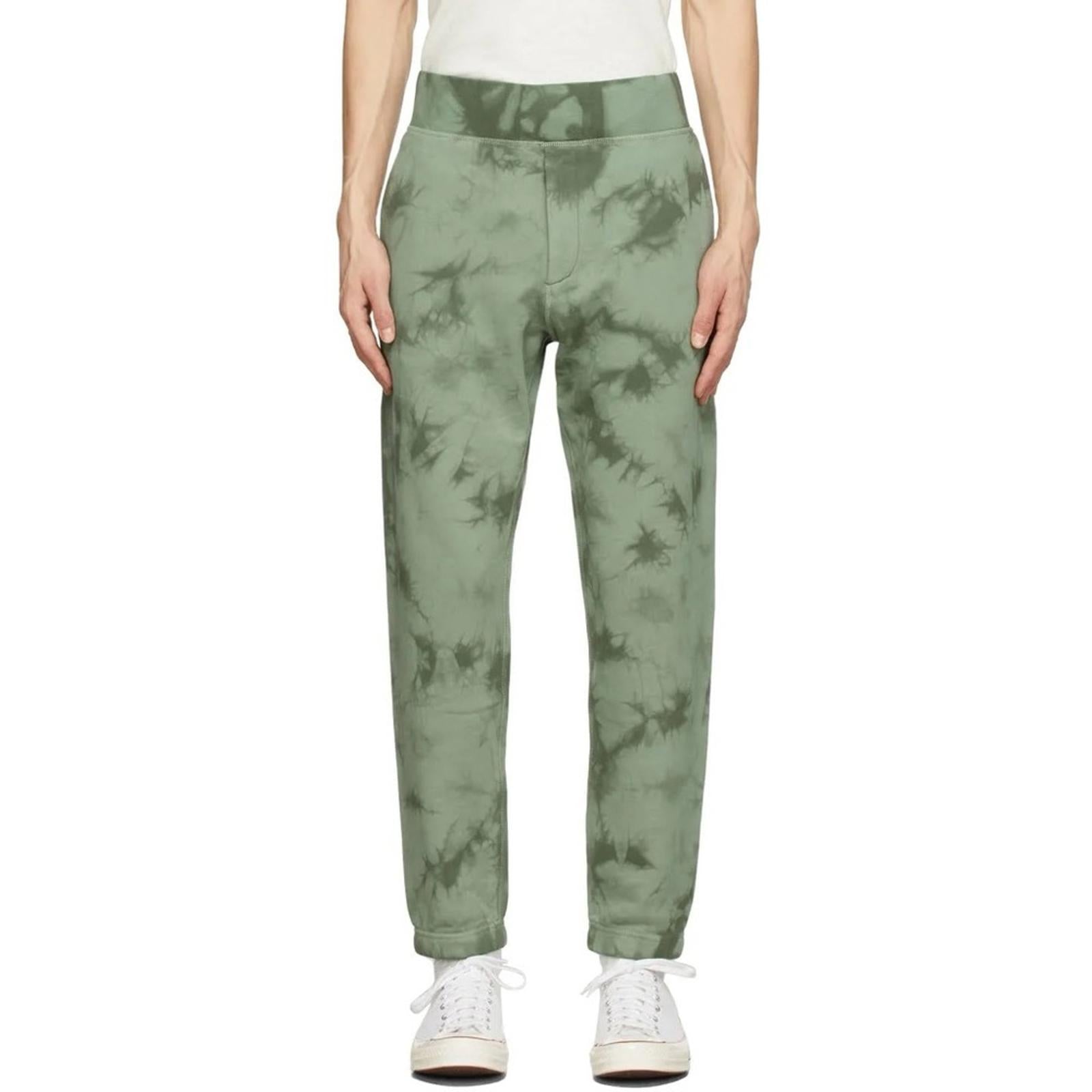Rag & Bone Prospect Jogger City Tie Dye Sweatpants in Leaf Green Size XL $225