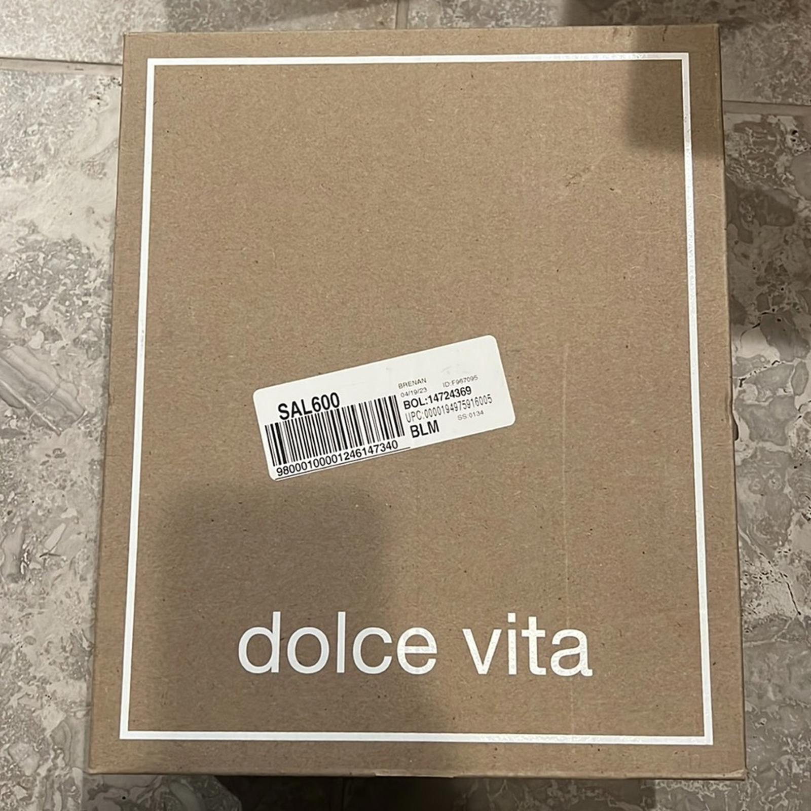 Dolce Vita Brenan Slip On Loafer Pumps, Black Wedge Size 8.5M in Original Box