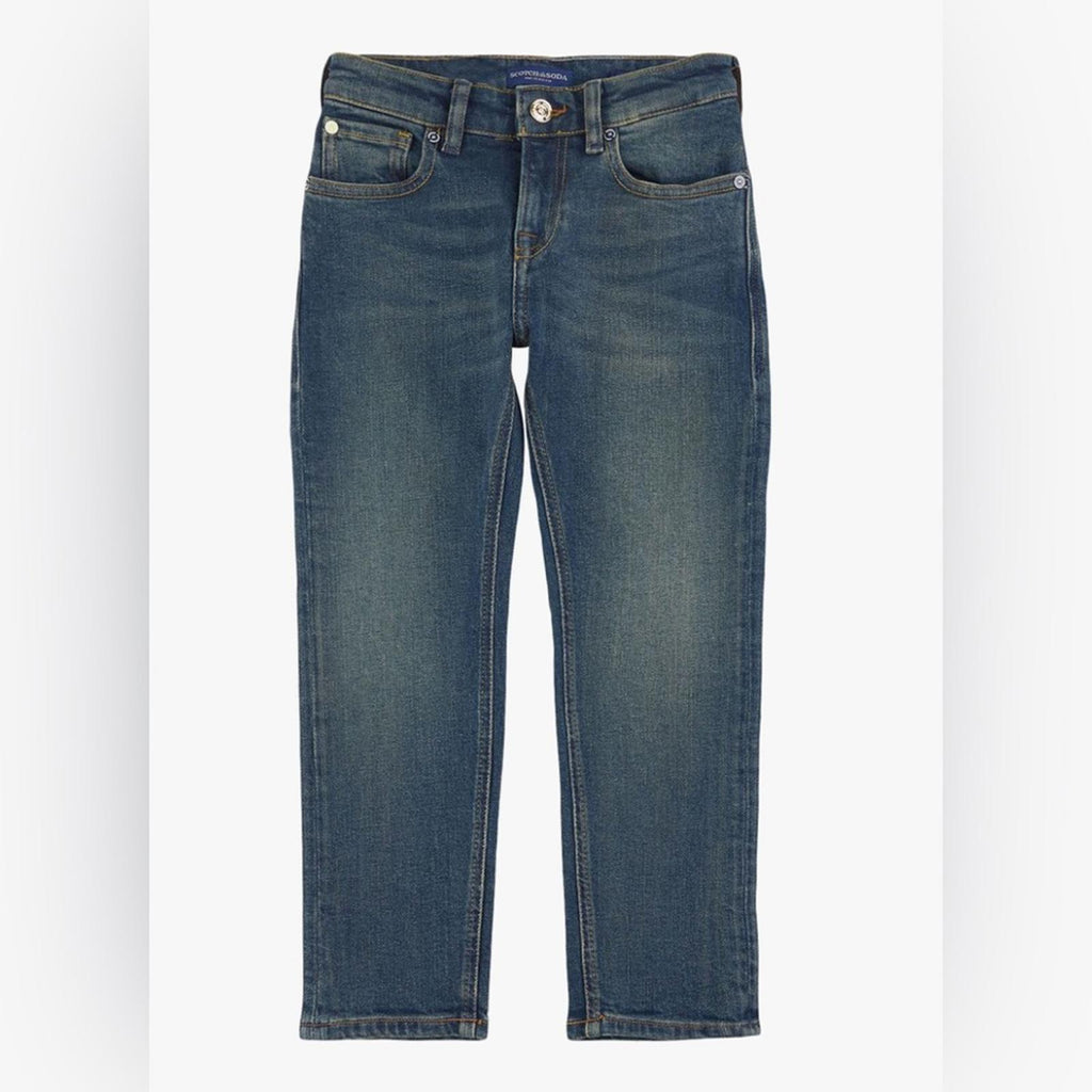 Scotch & Soda Boys' Dean Tapered Mid Rise Jeans - Big Kid Size 16, New w/Tag