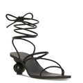 INC Chedel Lace-Up Ankle-T Sandals in Black, Size 5.5 New in Box $79.50