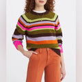 Velvet by Graham & Spencer Striped Sweater Size S, New w/Tag $288