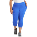 ID Ideology Crop High-Rise Side Pocket Leggings, Blue Illusion Plus Size 2X NWT