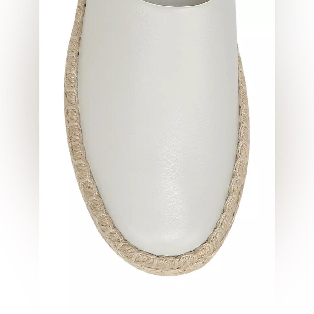 Vince Women's Ulla Slip On Espadrille Flats/ Mules, Off White Size 11 New in Box