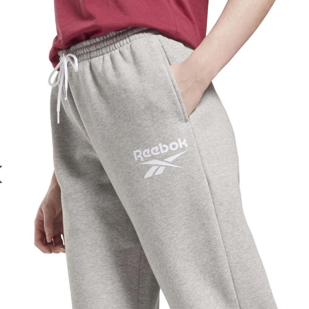 NWT Reebok Identity BL Fleece Pants in Heather Gray, Plus Size 3X New w/Tag