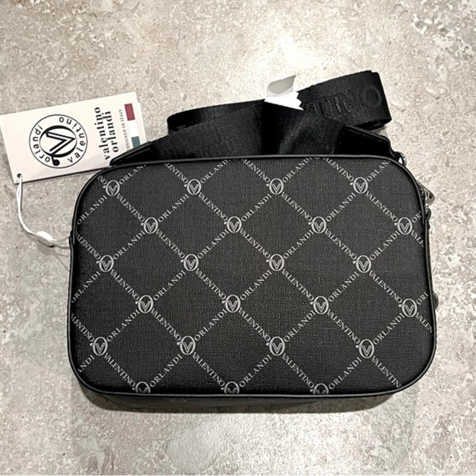 NWT Valentino Orlandi Camera Bag, Black, Style #V-3007 New w/Tag