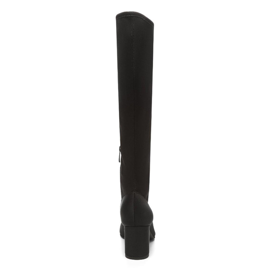 Donald Pliner Cassidy Black Crepe Tall Shaft Boot Size 5M New in Box Retail $268