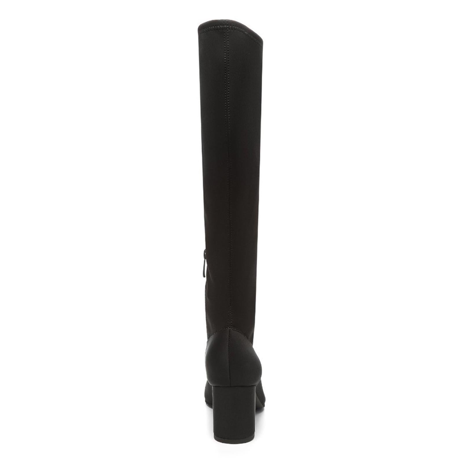 Donald Pliner Cassidy Black Crepe Tall Shaft Boot Size 5M New in Box Retail $268
