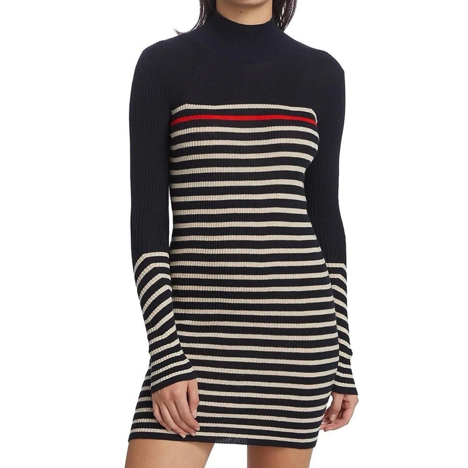 NEW Rag & Bone Kate Stripe Cashmere Blend Dress Size XL New w/o Tag Retail $375