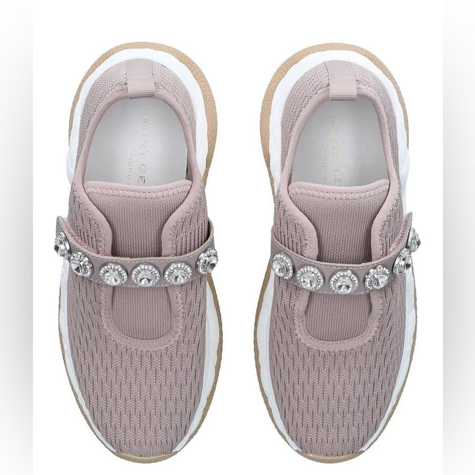 Kurt Geiger London Knit Jewel Sneakers, Blush Pink Size EU 37, US 7 New in Box