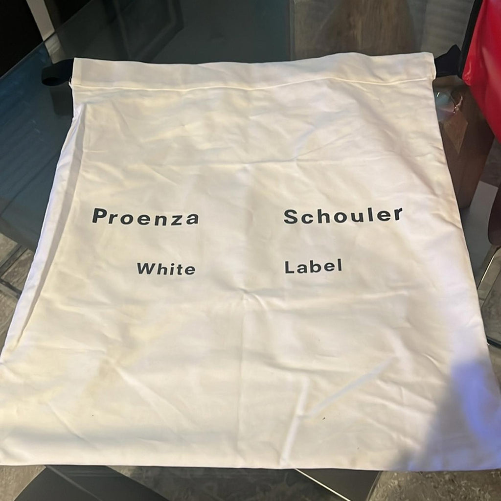 Proenza Schouler White Label Morris Large Coated Canvas Tote in Red, New w/Tag