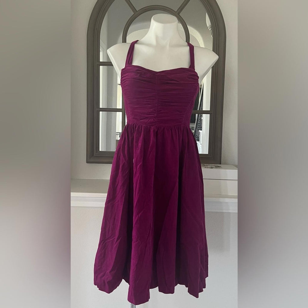 Anthropologie’s HD in Paris Bustier Dress, Purple Size EU34, US2 (Excellent)