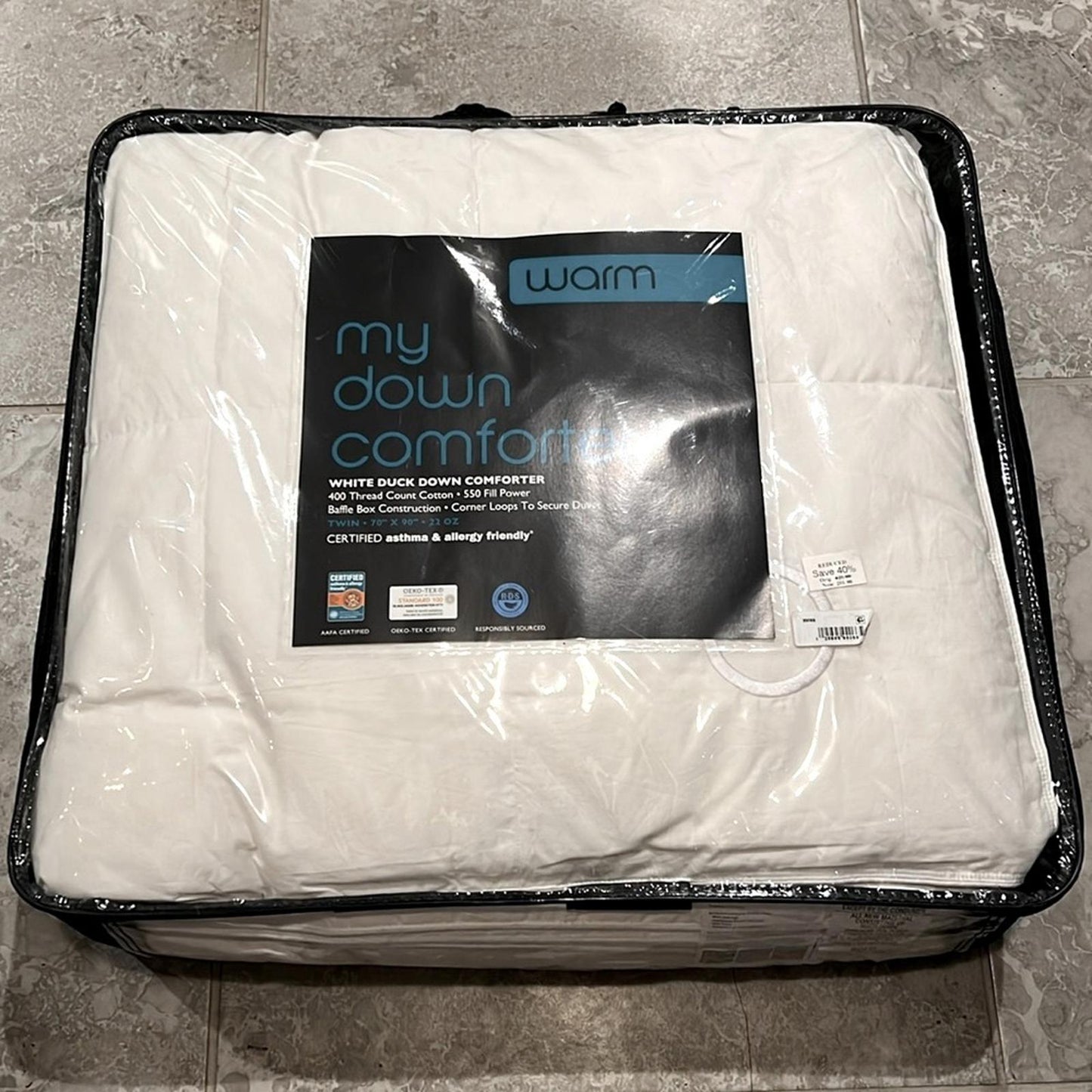 Bloomingdale's My Down Asthma & Allergy Friendly® Comforter 400 Thread Count