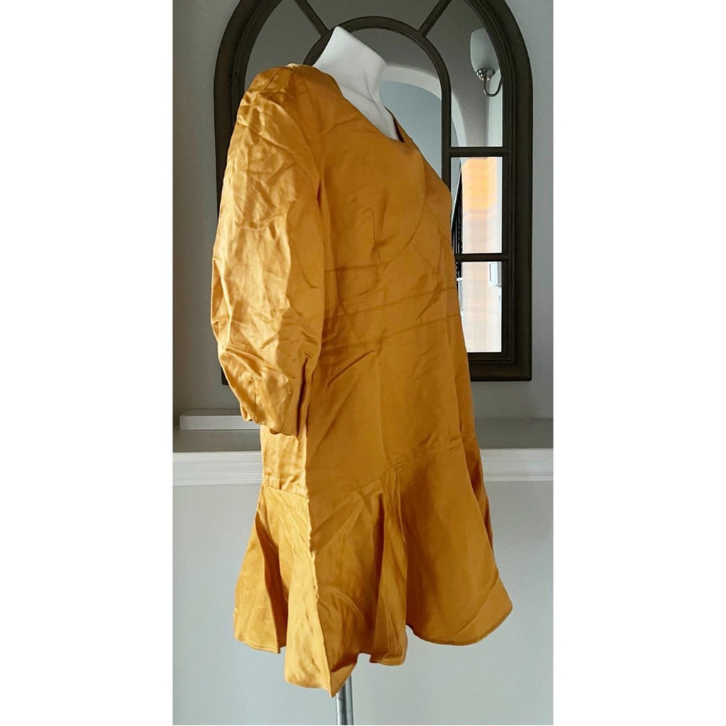 Ted Baker Dorota Topstitch Mini Dress, Size 5/L EXCELLENT! Retail $325