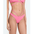 Jonathan Simkhai Emmalynn Bikini Bottom in Pink, Size M NEW w/Tag