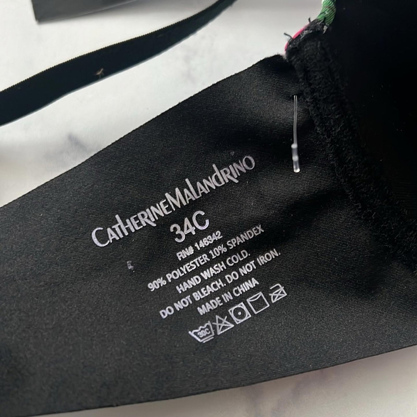Catherine Malandrino Push Up Bra, Size 34C, Style BR3-CM045 New w/Tag Retail $48