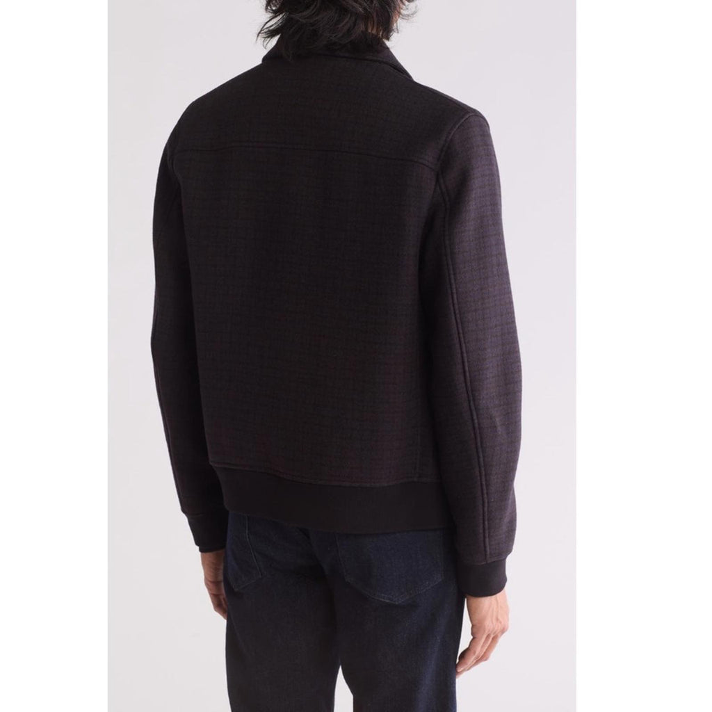 Theory Wyatt Rush Micro Check Wool Jacket, Size S, NEW