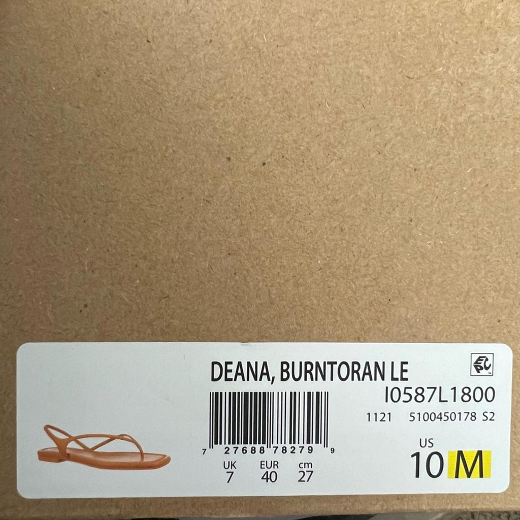 Vince Deana Strappy Leather Flat Sandals, Orange Size 10M (Sold Out) NEW $195
