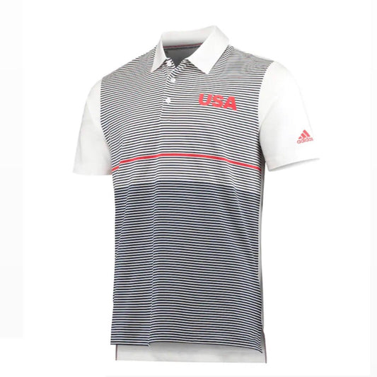 Adidas USA Golf Ultimate 365 Stripe Polo Shirt, Men’s Size M New w/Tag
