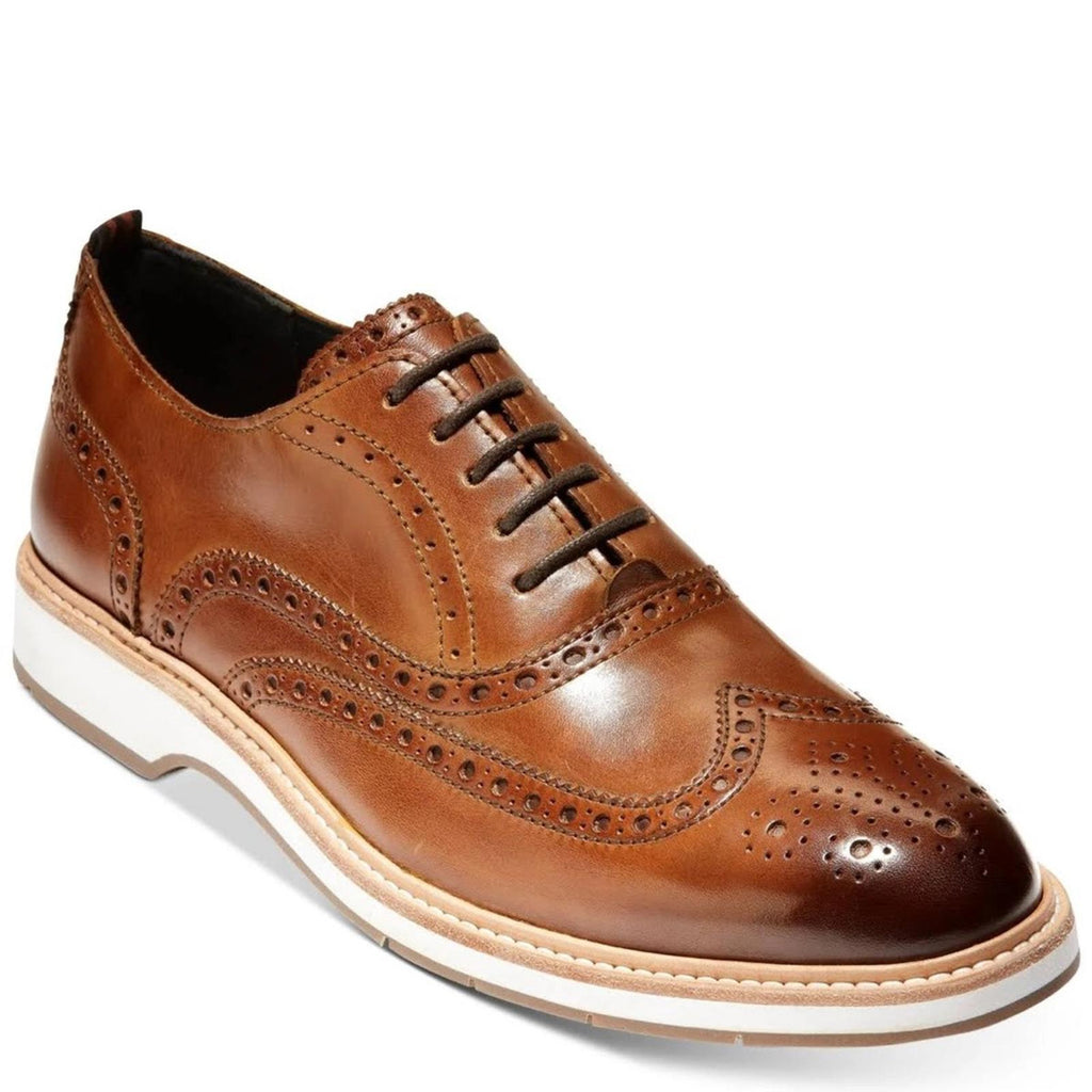 Cole Haan Morris Wingtip Oxford w/Premium Leather British Tan Size 10 NEW