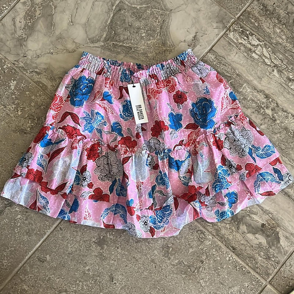 BB Dakota First Class Ruffled Skirt, Pink Size M (EU 38-40) New w/Tag